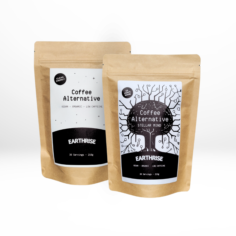 Clean Energy bundle containing two bags of 30 serving coffee alternatives