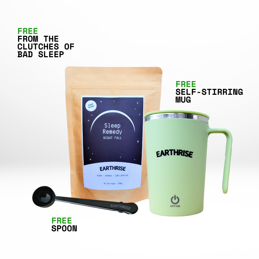 Earthrise Night Fall Starter Kit with free spoon and Green Mug