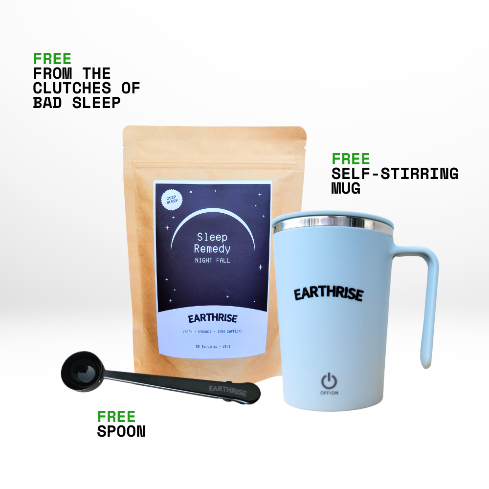 Earthrise Night Fall Starter Kit with free spoon and Blue Mug