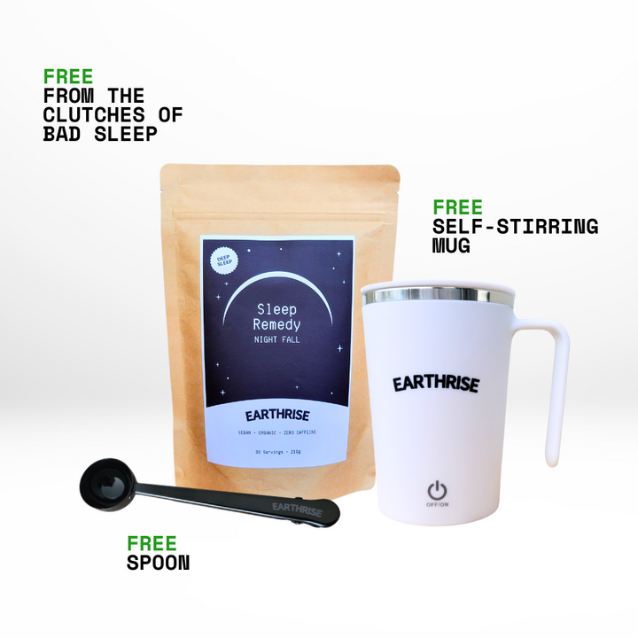 Earthrise Night Fall Starter Kit with free spoon and White Mug